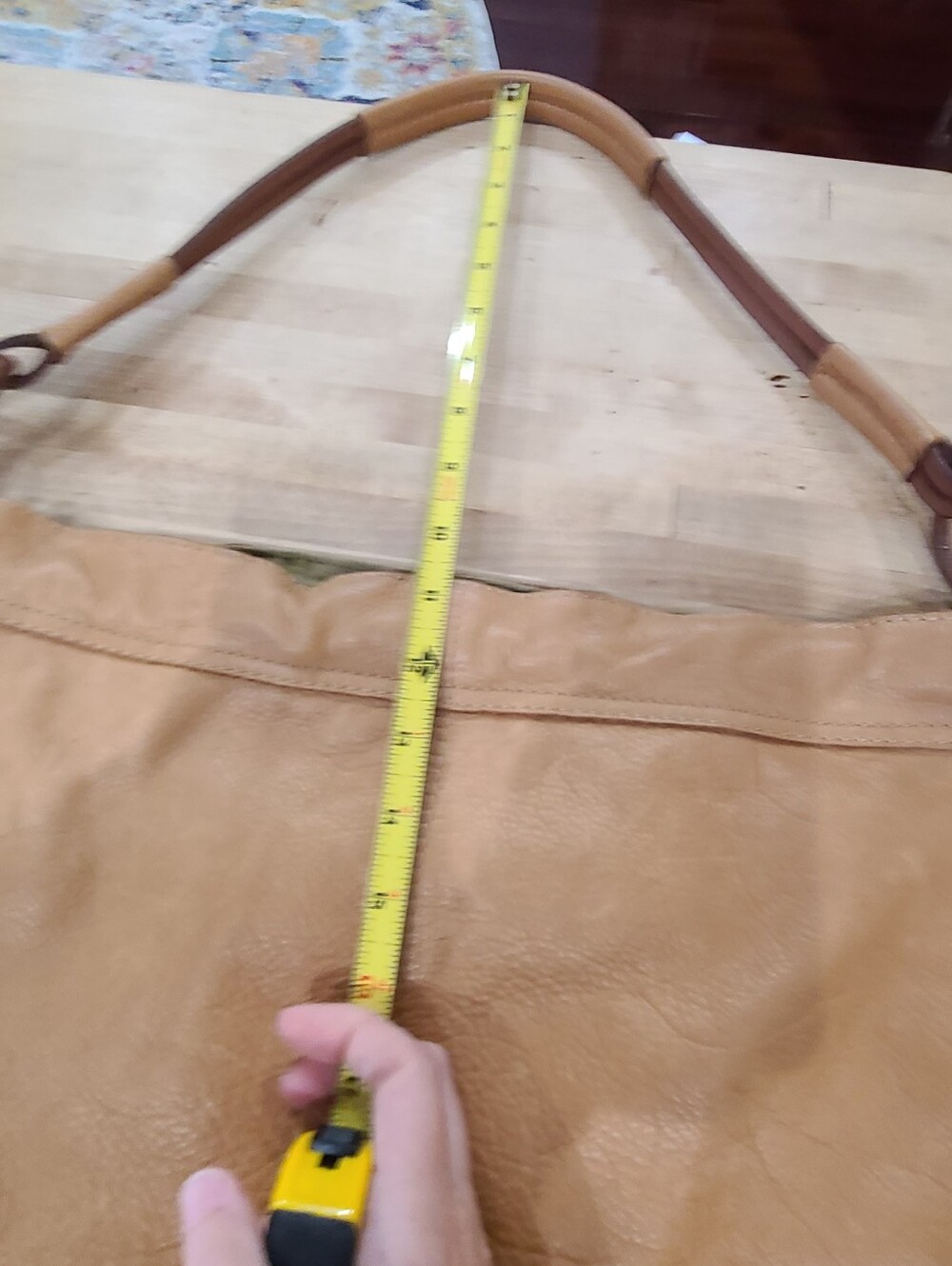 Lucky Brand Tan Hippie Leather Hobo Shoulder Bag - Picture 8 of 8